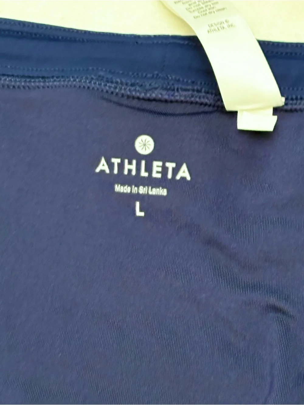 Athleta Colorful Geometric Sport Bikini Swimsuit Size Large